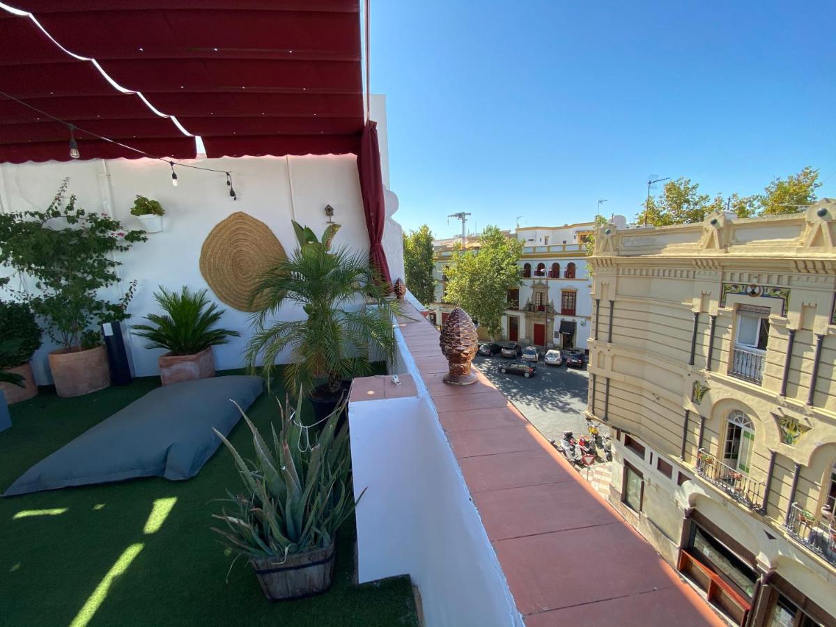 Atico Suite Con Terraza Totalmente Privada En Pleno Centro Historico De Sevilla מראה חיצוני תמונה